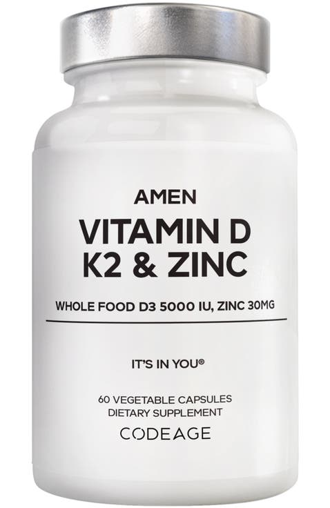 Amen Vitamin D, K2 & Zinc Supplement