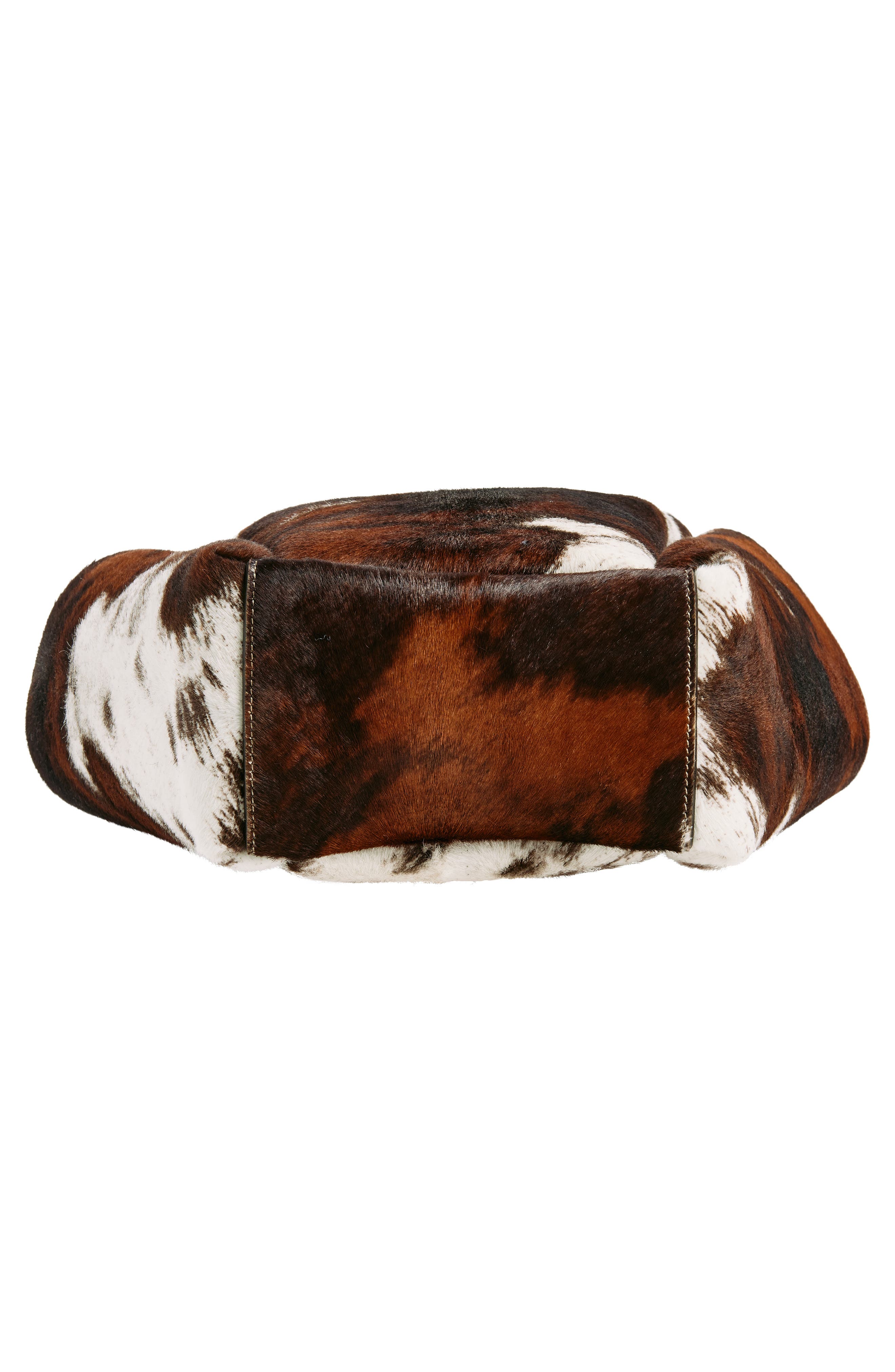 Tod's Small T-Timeless Genuine Calf Hair Bucket Bag, Alternate, color, 