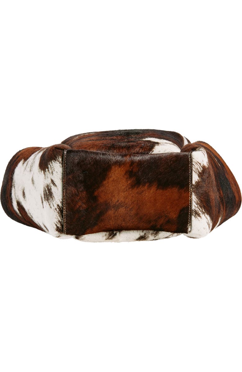 Tod's Small T-Timeless Genuine Calf Hair Bucket Bag, Alternate, color,