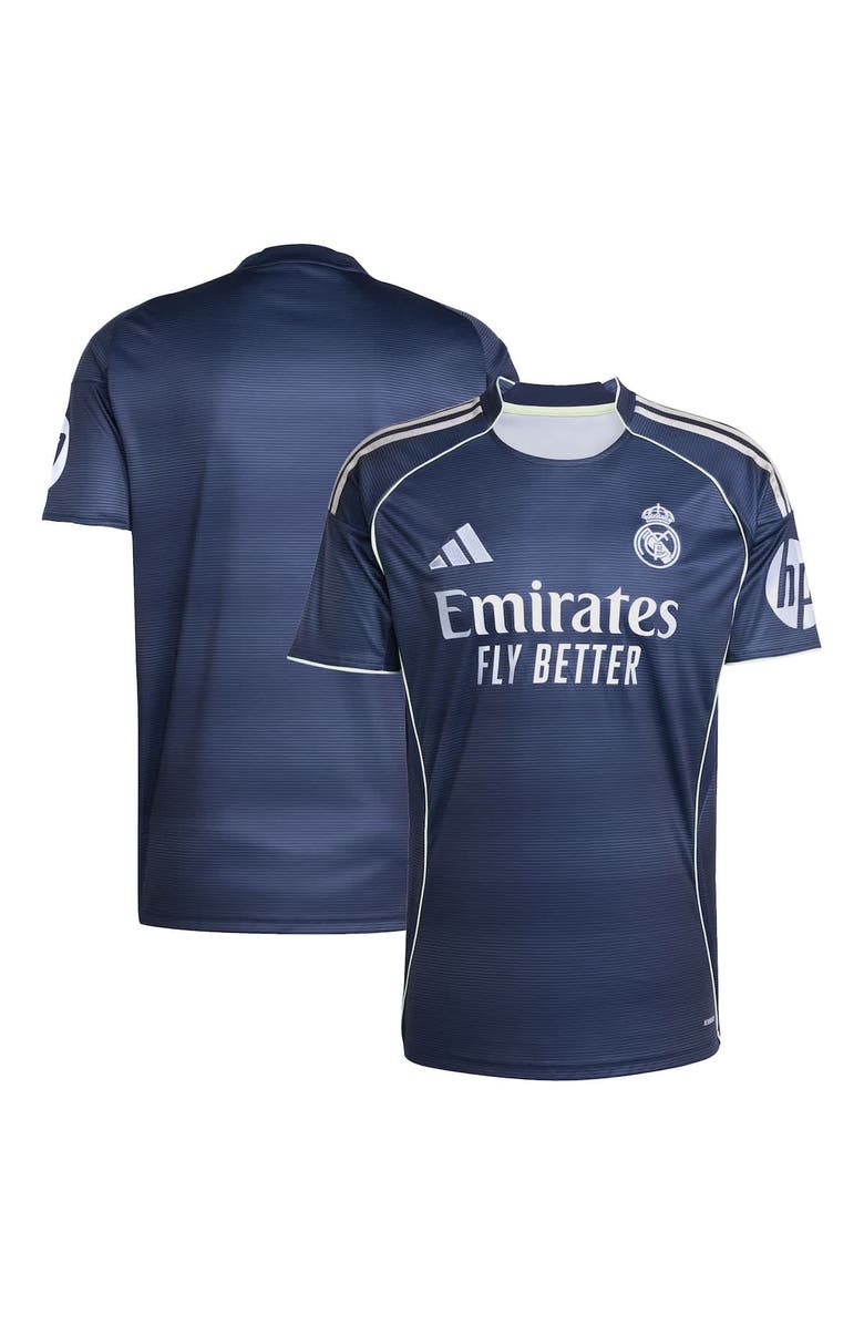 adidas Men's adidas Blue Real Madrid 2025/26 Away Replica Jersey, Main, color, Blue