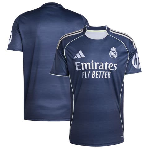 Men's adidas Blue Real Madrid 2025/26 Away Replica Jersey