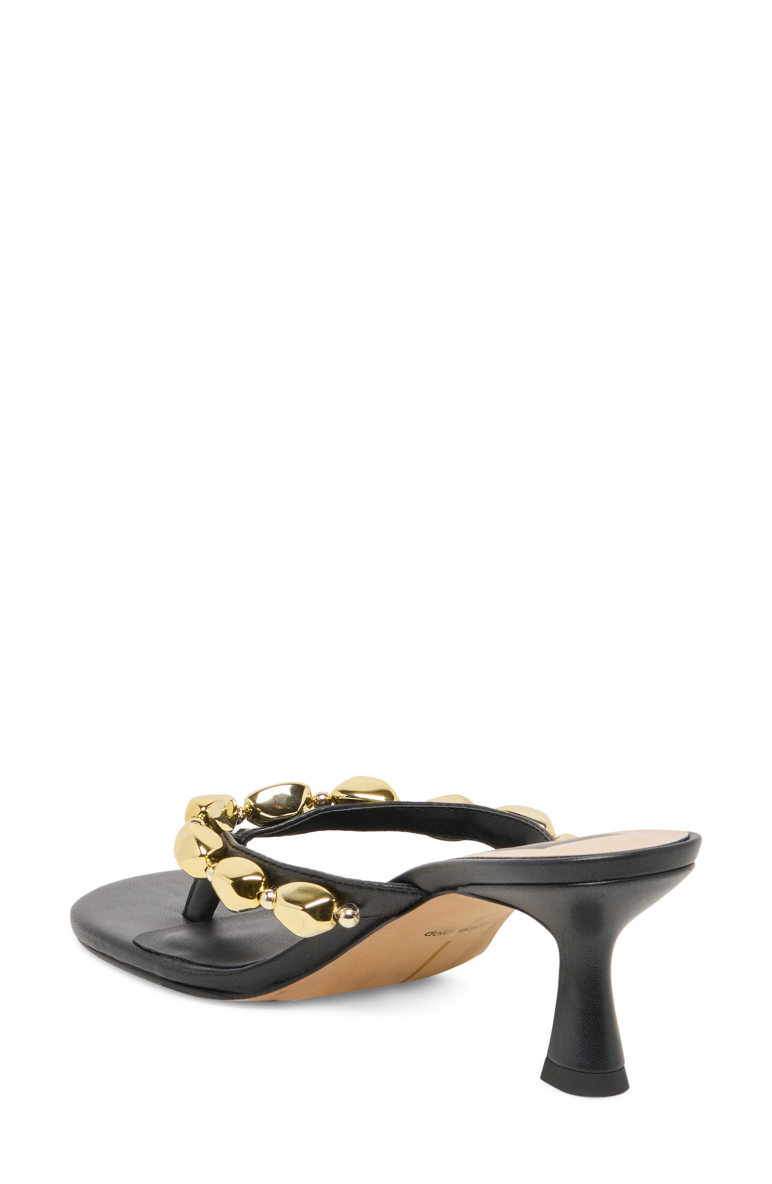 Dolce Vita Daksie Flip Flop, Alternate, color, Black Leather