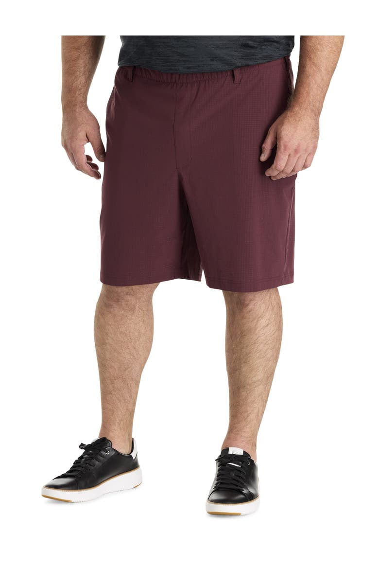 Big & Tall Ultimate 365 Pull-On Shorts, Main, color, AURORA RUBY