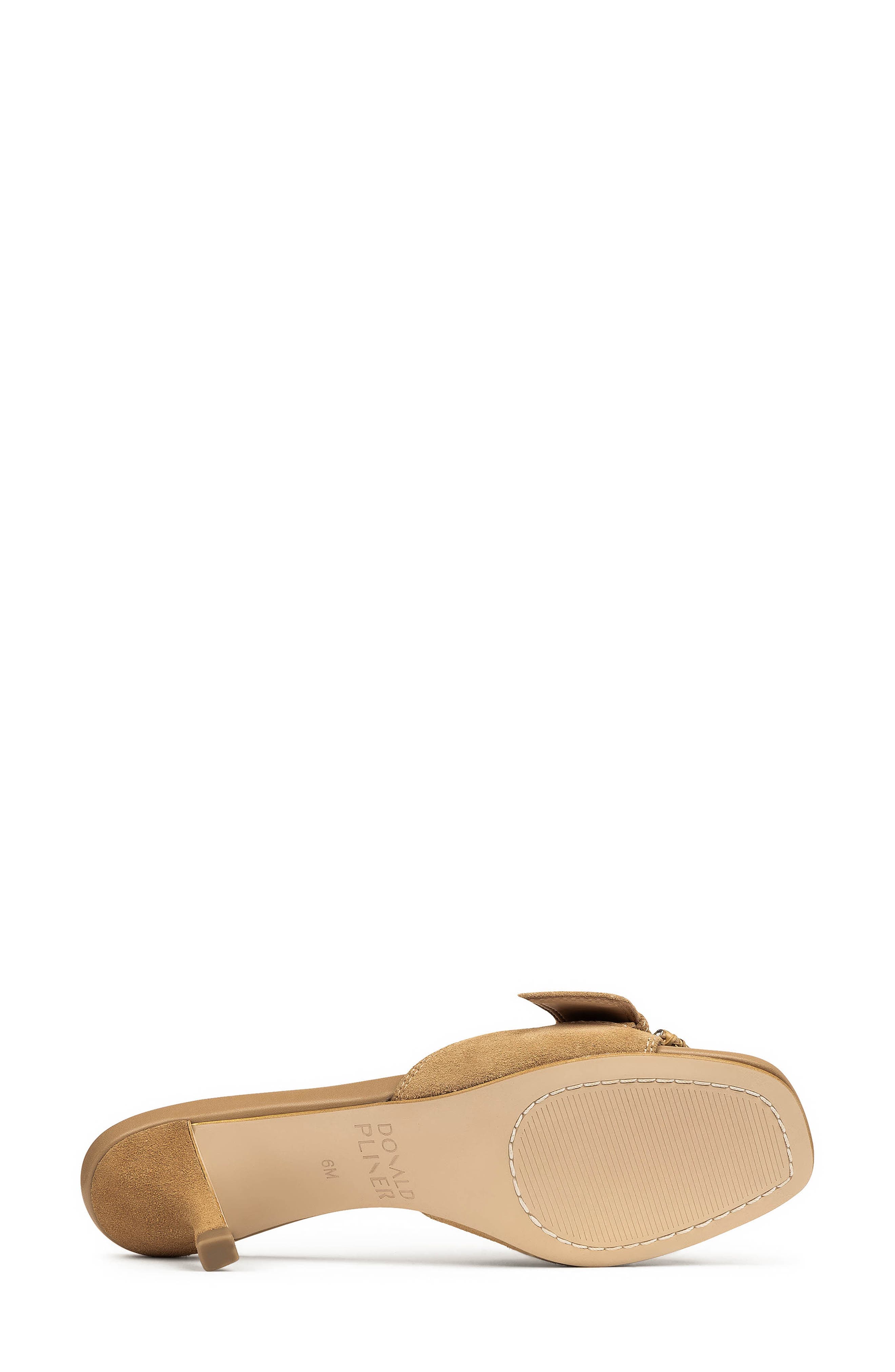 Donald Pliner Cherry Buckle Mule Sandal, Alternate, color, Camel