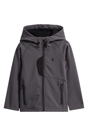 Spyder Kids' Softshell Jacket In Gray