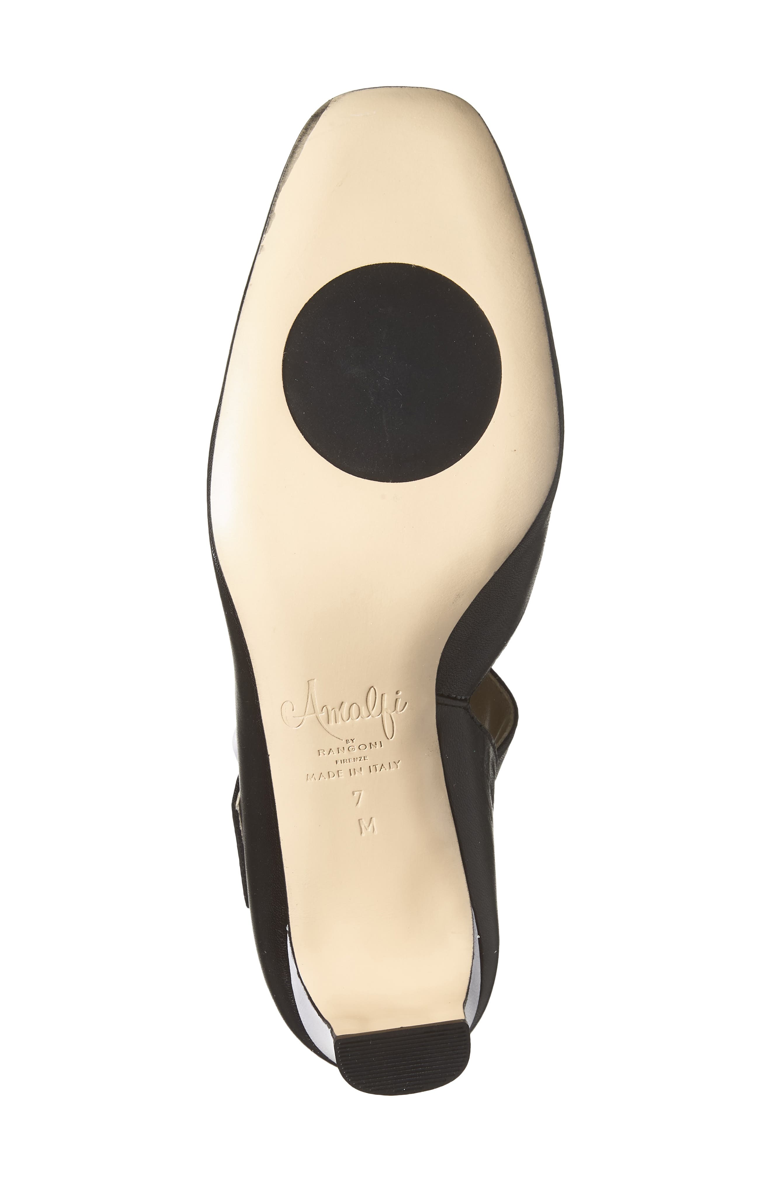 Amalfi by Rangoni Superbro Square Toe Pump, Alternate, color, Black