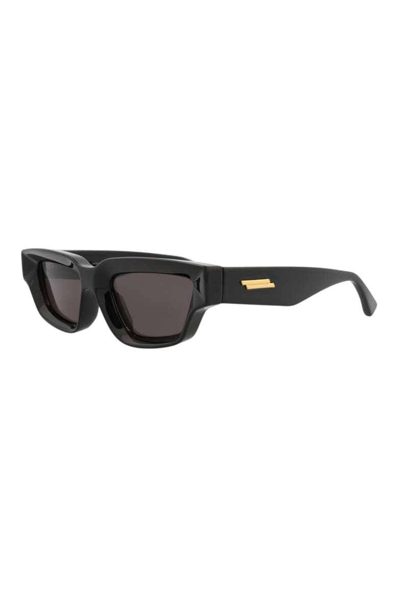 Novelty 53mm Cat Eye Sunglasses, Alternate, color, BLACK BLACK GREY