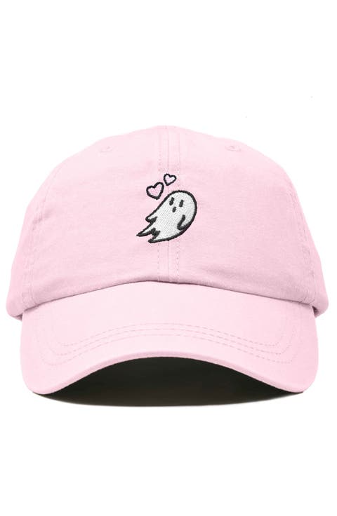 Heartly Ghost Embroidered Cap