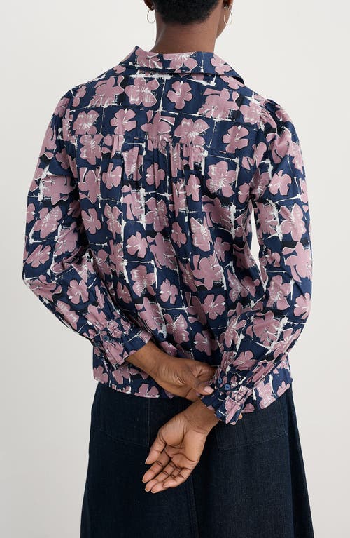 Seasalt Cornwall Ysella Floral Organic Cotton Button-up Shirt In Multi
