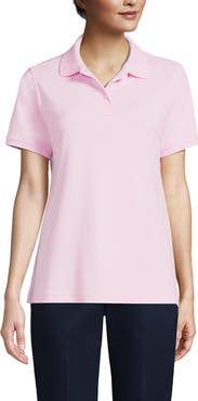 Lands' End School Uniform  Short Sleeve Interlock Polo Shirt