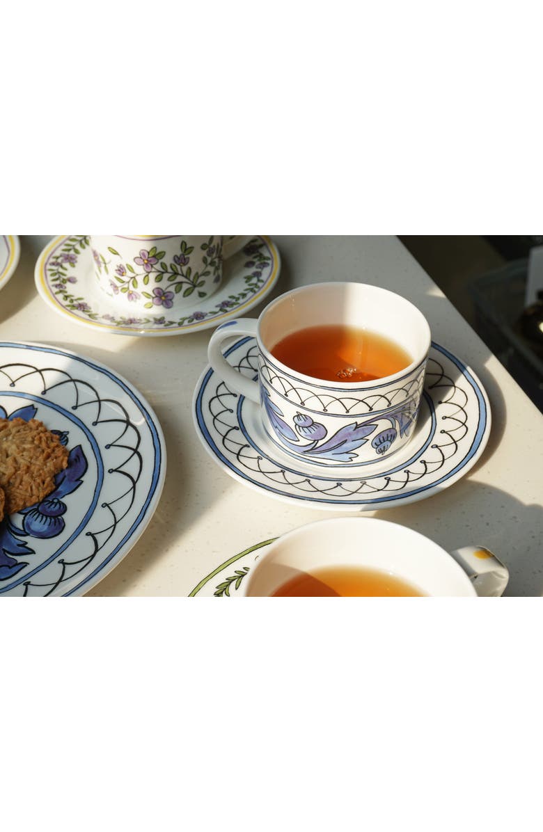 Twig New York Heritage Blue Bird Cup and Saucer, Alternate, color, Multi