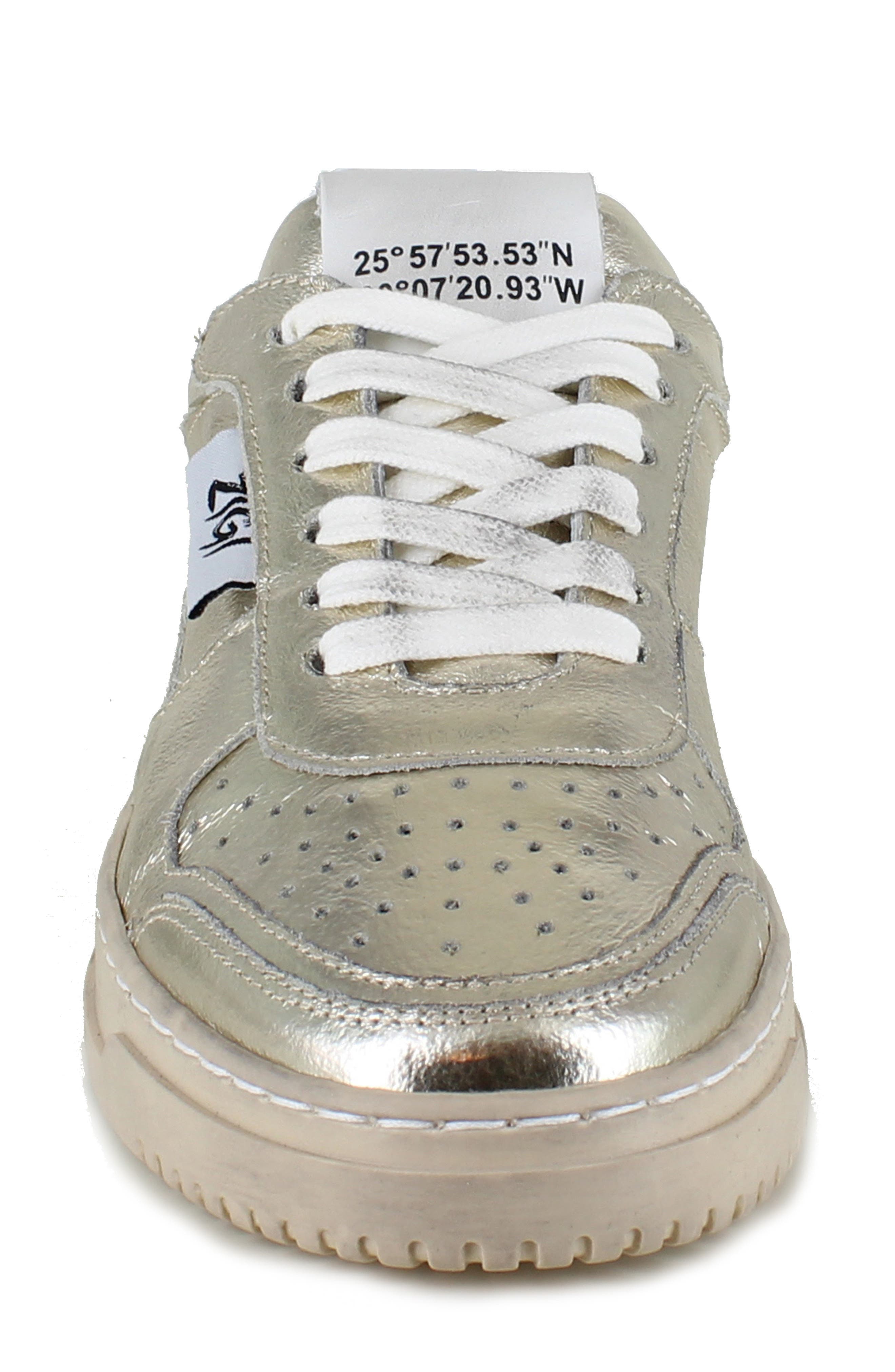 ZIGI Ruthi Sneaker, Alternate, color, Gold Leather