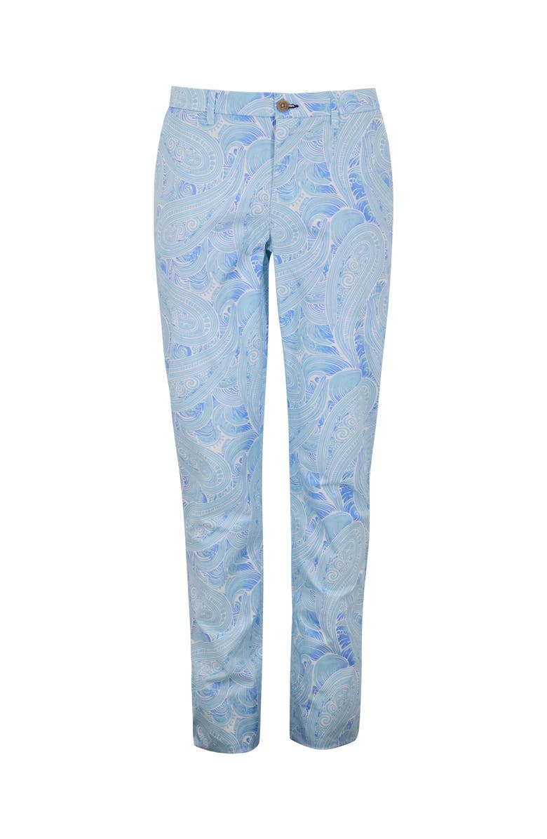 Lords of Harlech Marakesh Paisley Mens Tailored Pant, Alternate, color, Marakesh Paisley Teal