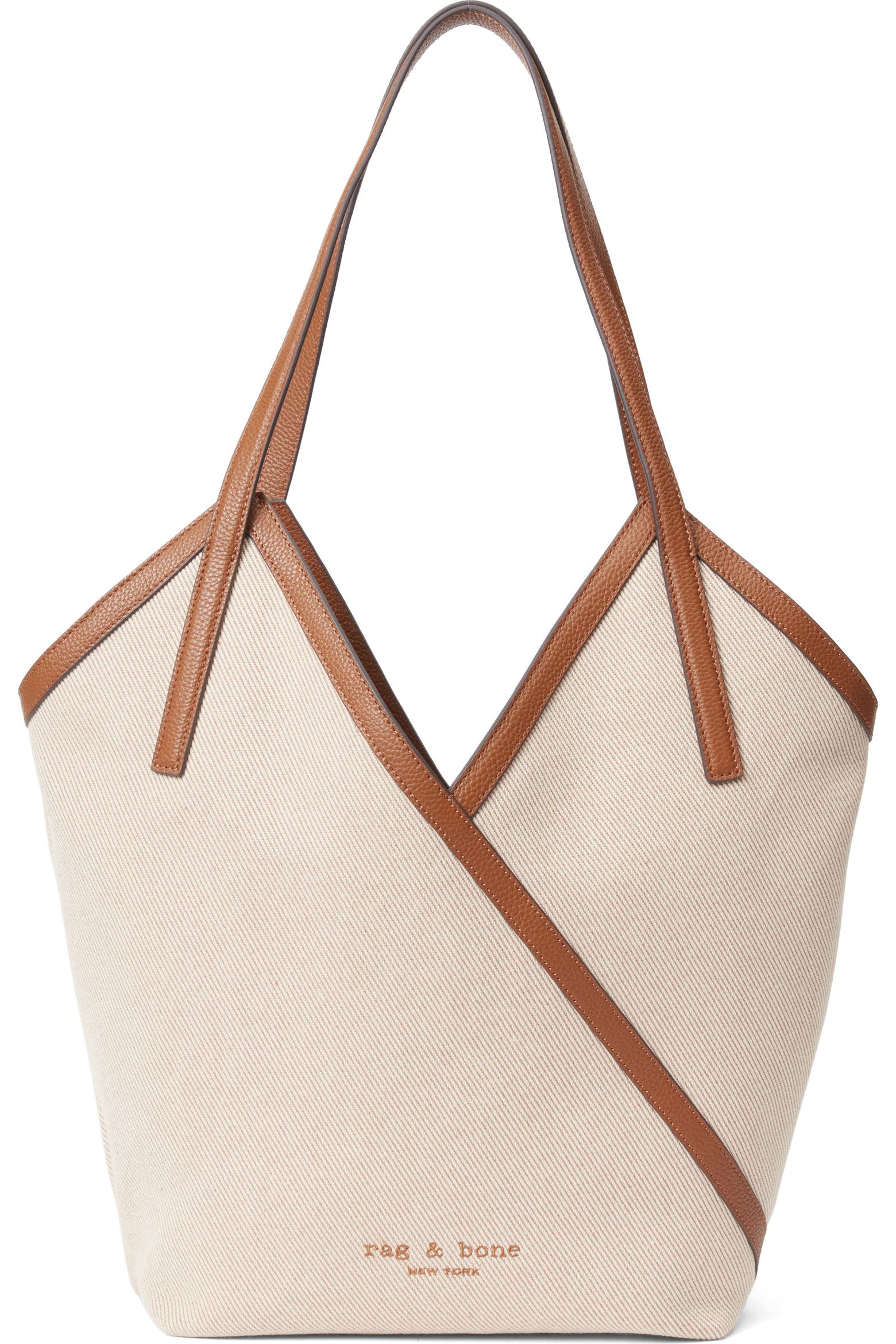 Colo Bone rag & bone Alix Leather Trim Canvas Tote (Women) | Nordstromrack