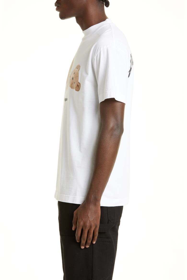 Headless Bear Cotton Graphic Tee, Alternate, color, WHITE BROWN