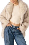 Steve Madden Kindra Faux Fur Coat
