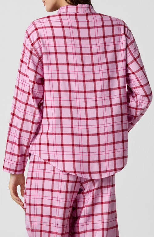 Florence By Mills Flannel Sleep Shirt In Pink