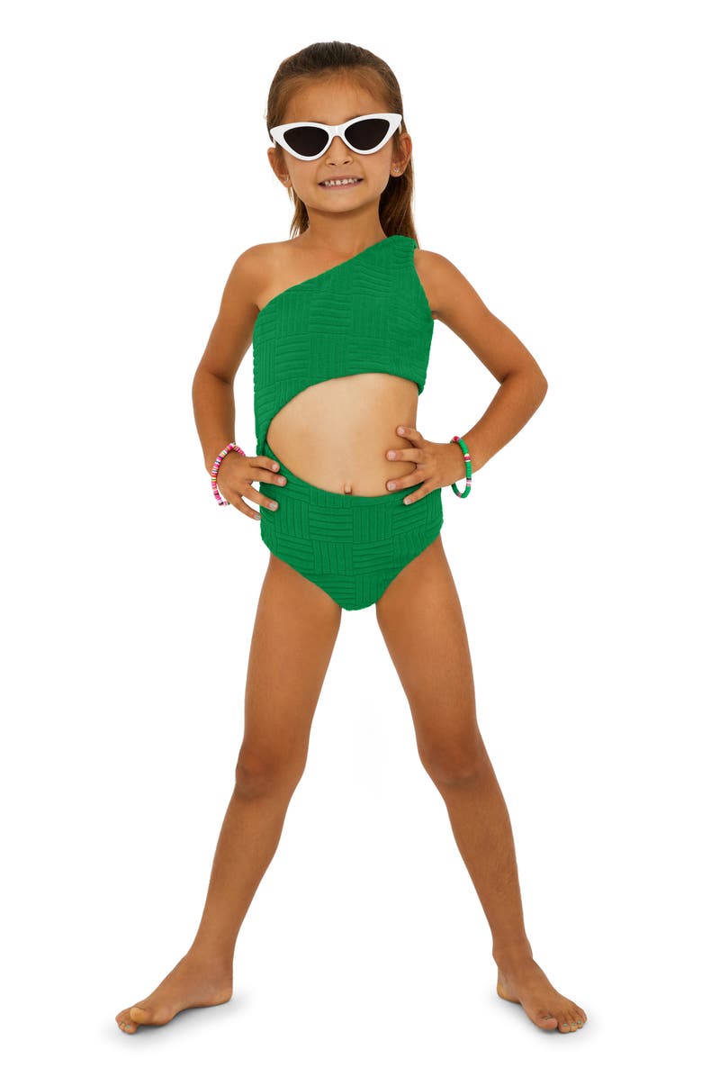 Beach Riot Kids' Little Celine One-Shoulder One-Piece Swimsuit, Main, color, 