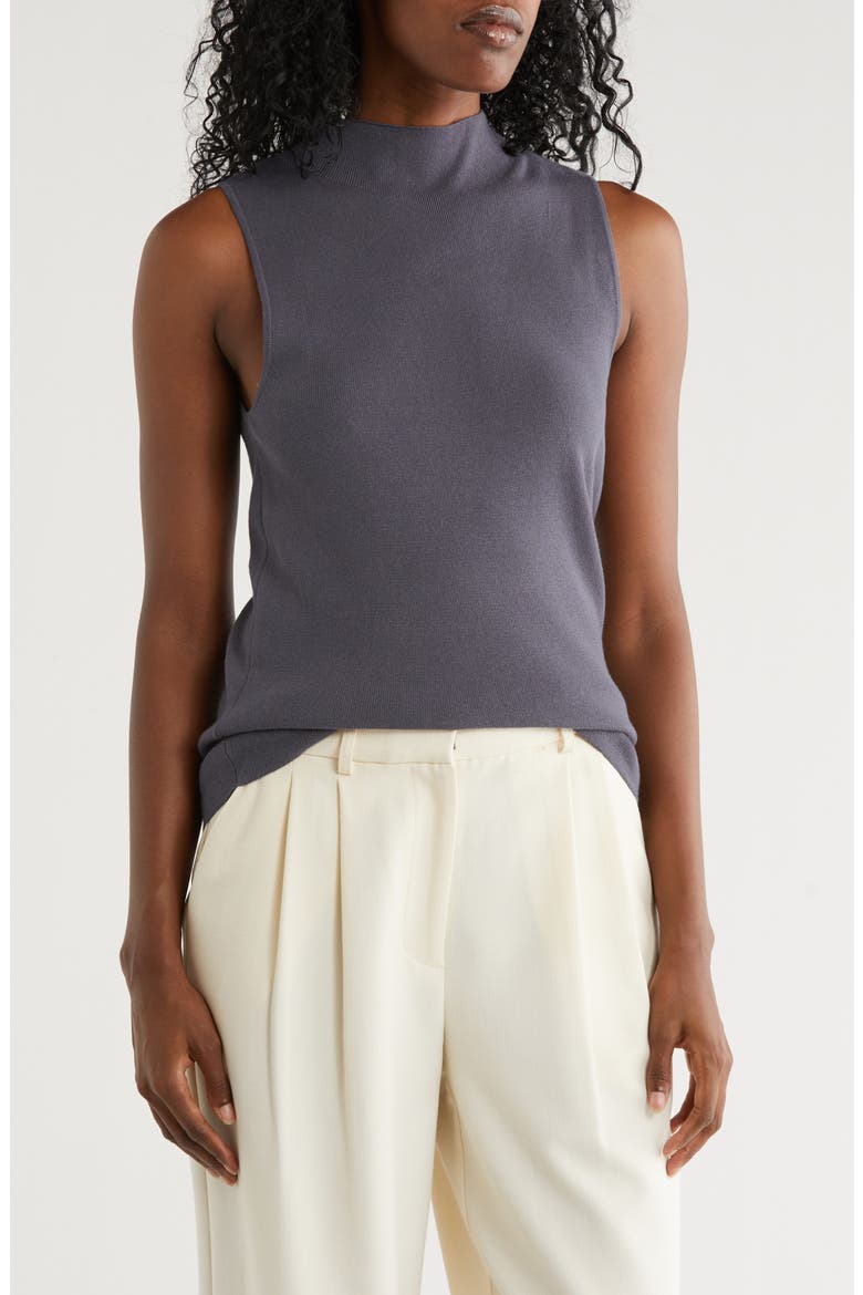 Sleeveless Sweater, Main, color, DARK STORM