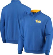 COLOSSEUM Men's Colosseum Royal Pitt Panthers Tortugas Logo Quarter-Zip Jacket