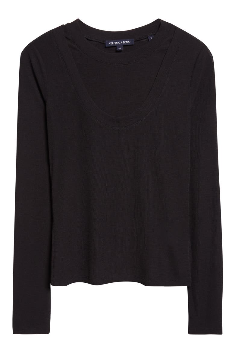 Neita Knit Top, Alternate, color, BLACK