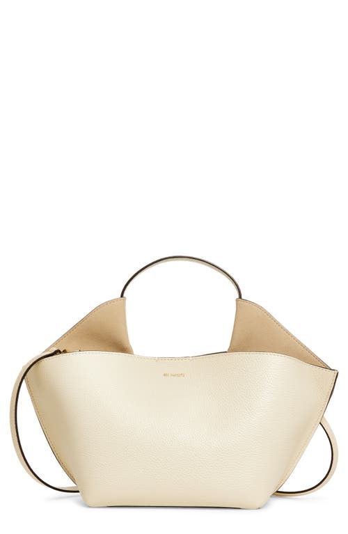 Ree Projects Mini Ann Leather Tote In Sand