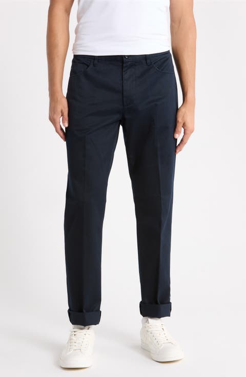 Everett Tailored Cotton Gabardine Pants