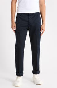 AG Everett Tailored Cotton Gabardine Pants