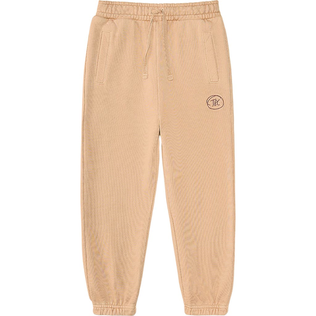 The Sunday Collective Kids' Natural Dye Everyday Joggers in Beige