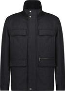Cole Haan Signature Melton Wool Blend Field Coat