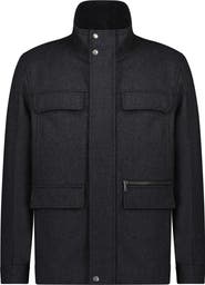 Cole Haan Signature Melton Wool Blend Field Coat
