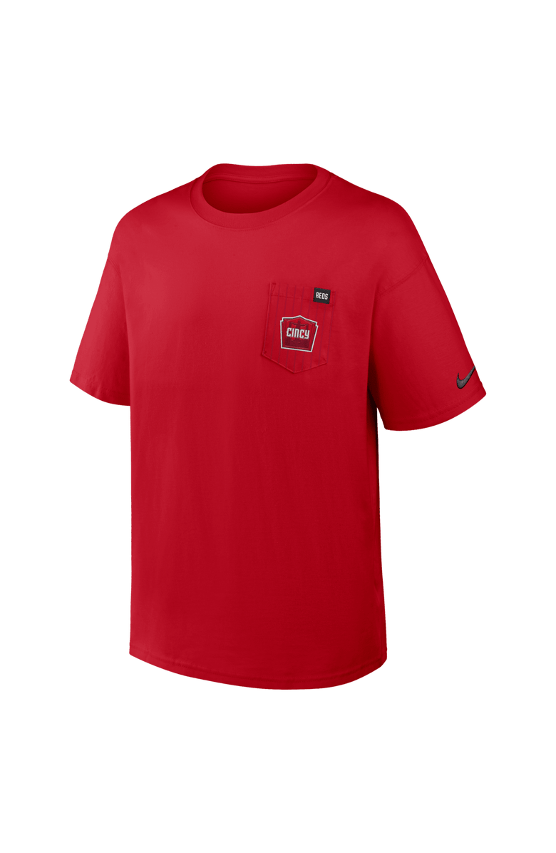 Nike Men's Nike Red Cincinnati Reds City Connect Max90 Pocket T-Shirt, Alternate, color, Red