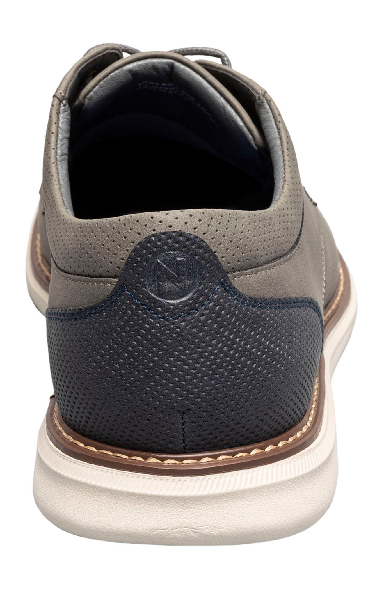 NUNN BUSH Chase Plain Toe Derby, Alternate, color, Gray
