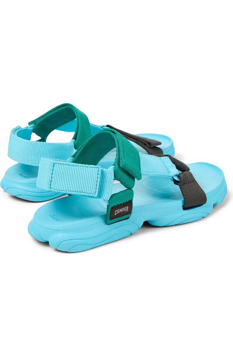 Camper Karst Sandal, Alternate, color, Blue/ Green/ Black Multi
