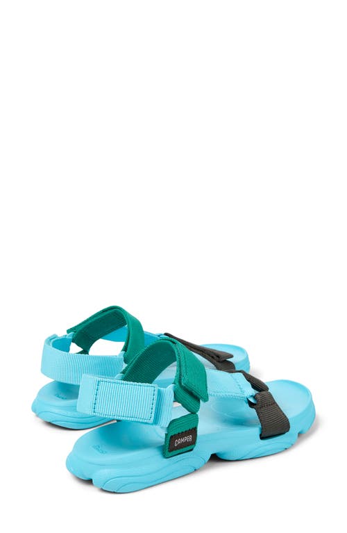 Camper Karst Sandal In Blue/green/black Multi
