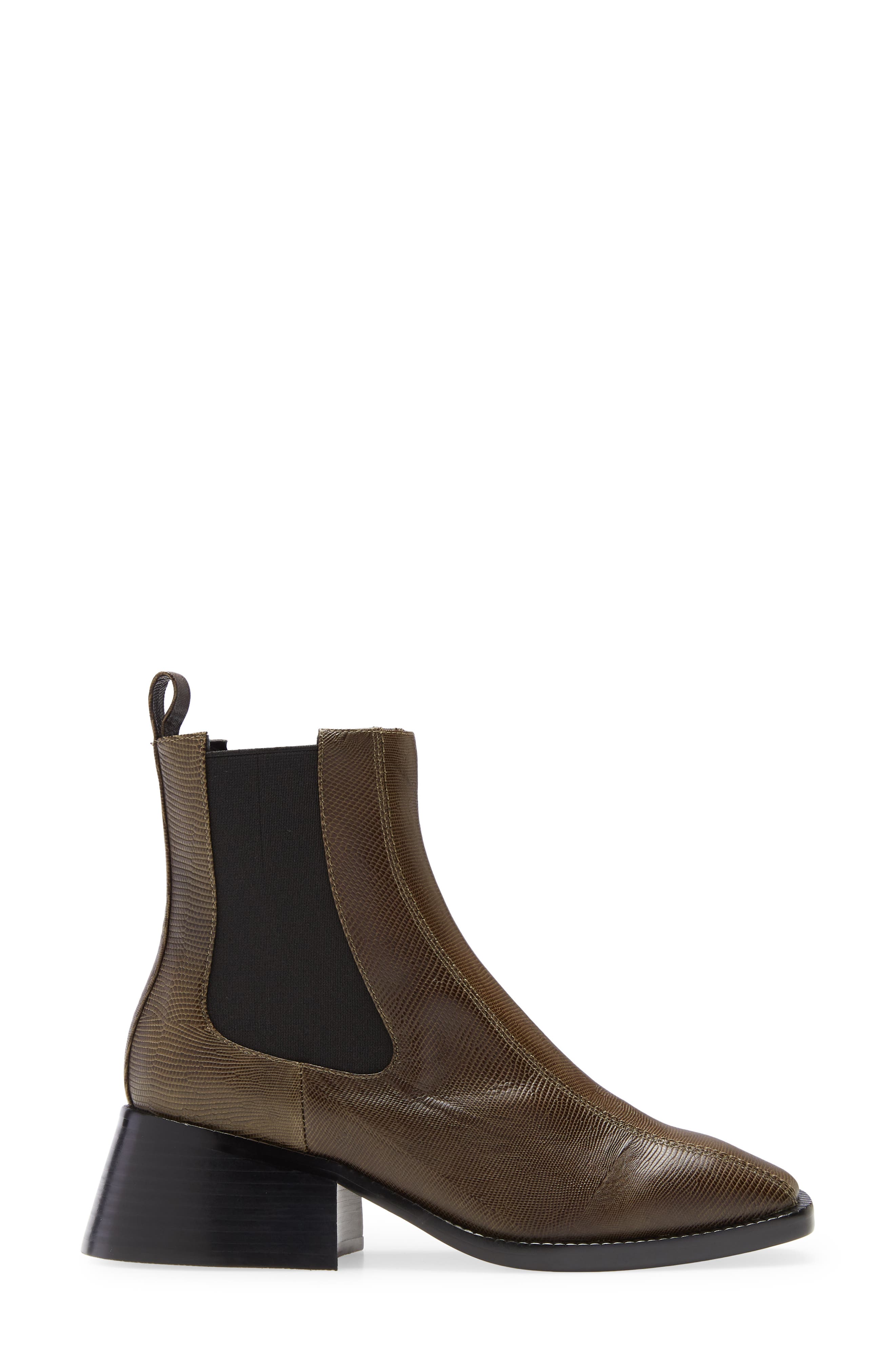 Lliam Chelsea Boot, Alternate, color, KHAKI LIZARD