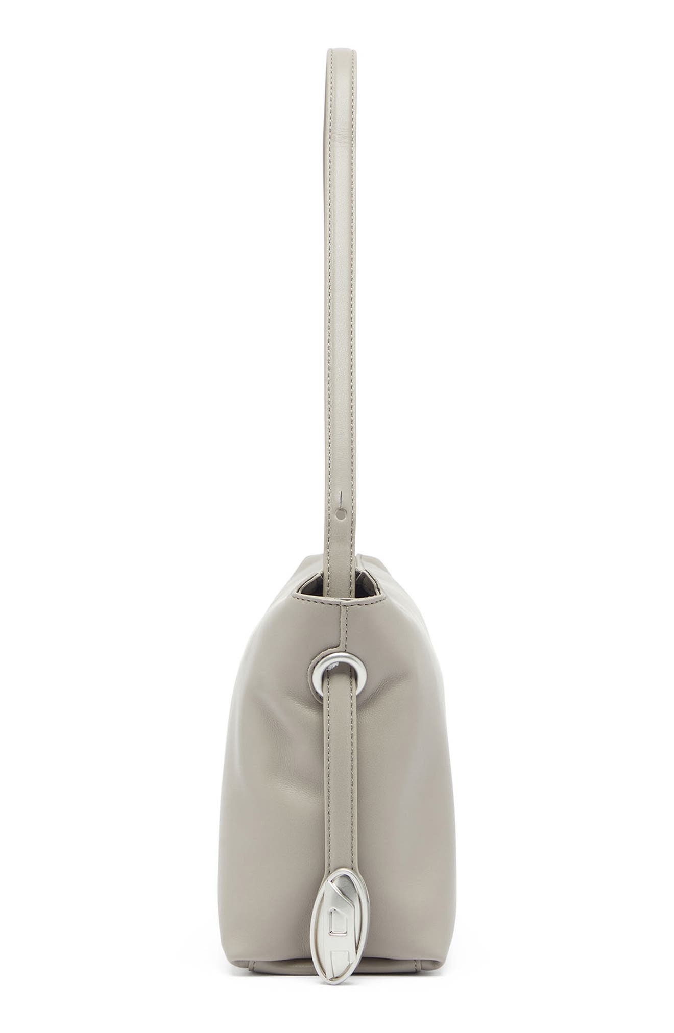 DIESEL<sup>®</sup> D-Rop Leather Shoulder Bag, Alternate, color, Grey