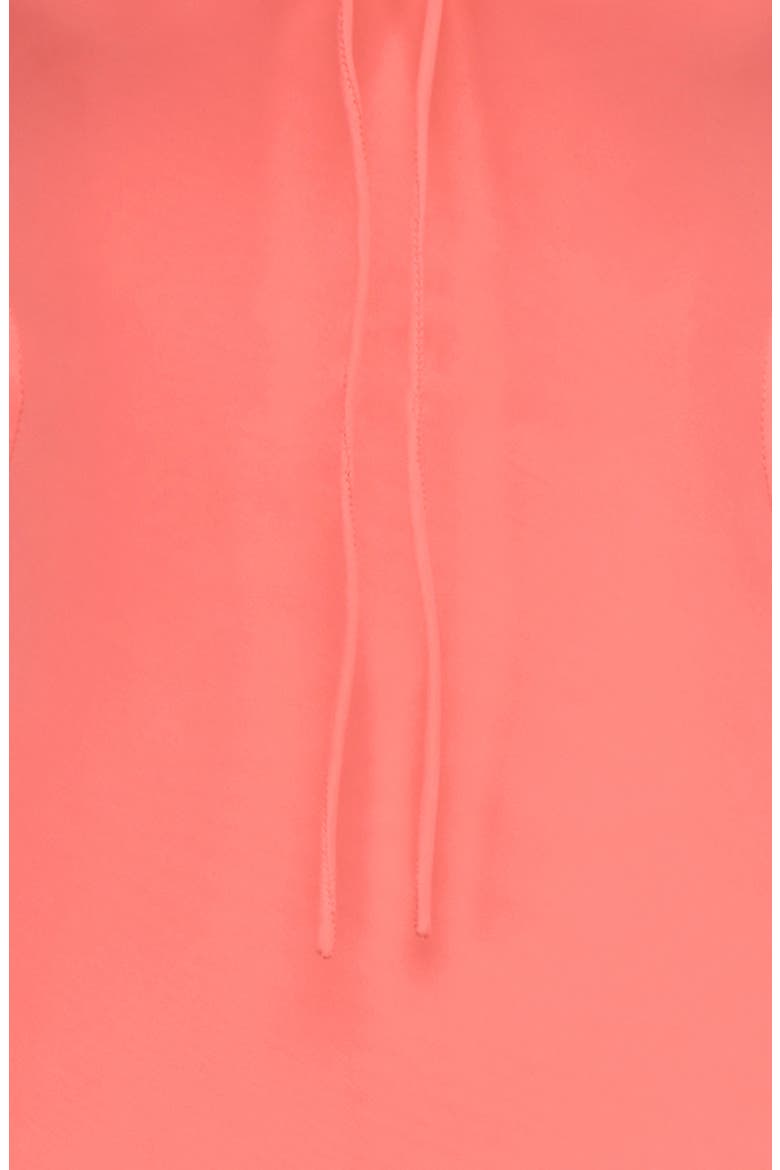 Aloura Georgette Ruffle Dress, Alternate, color, CORAL