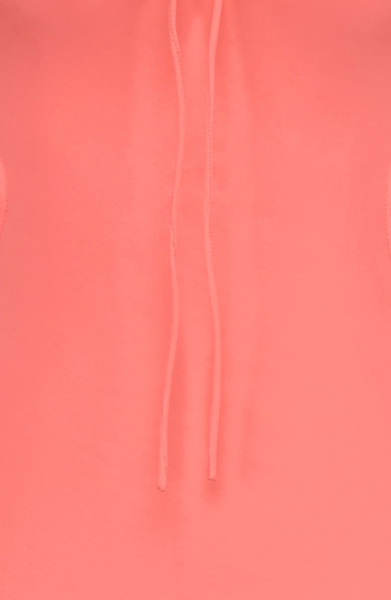 HOUSE OF CB Aloura Georgette Ruffle Dress, Alternate, color, Coral