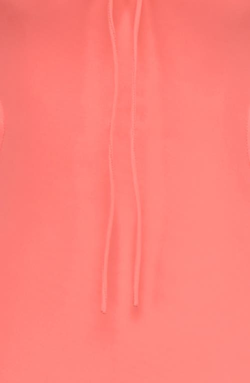 House Of Cb Aloura Georgette Ruffle Dress In Orange