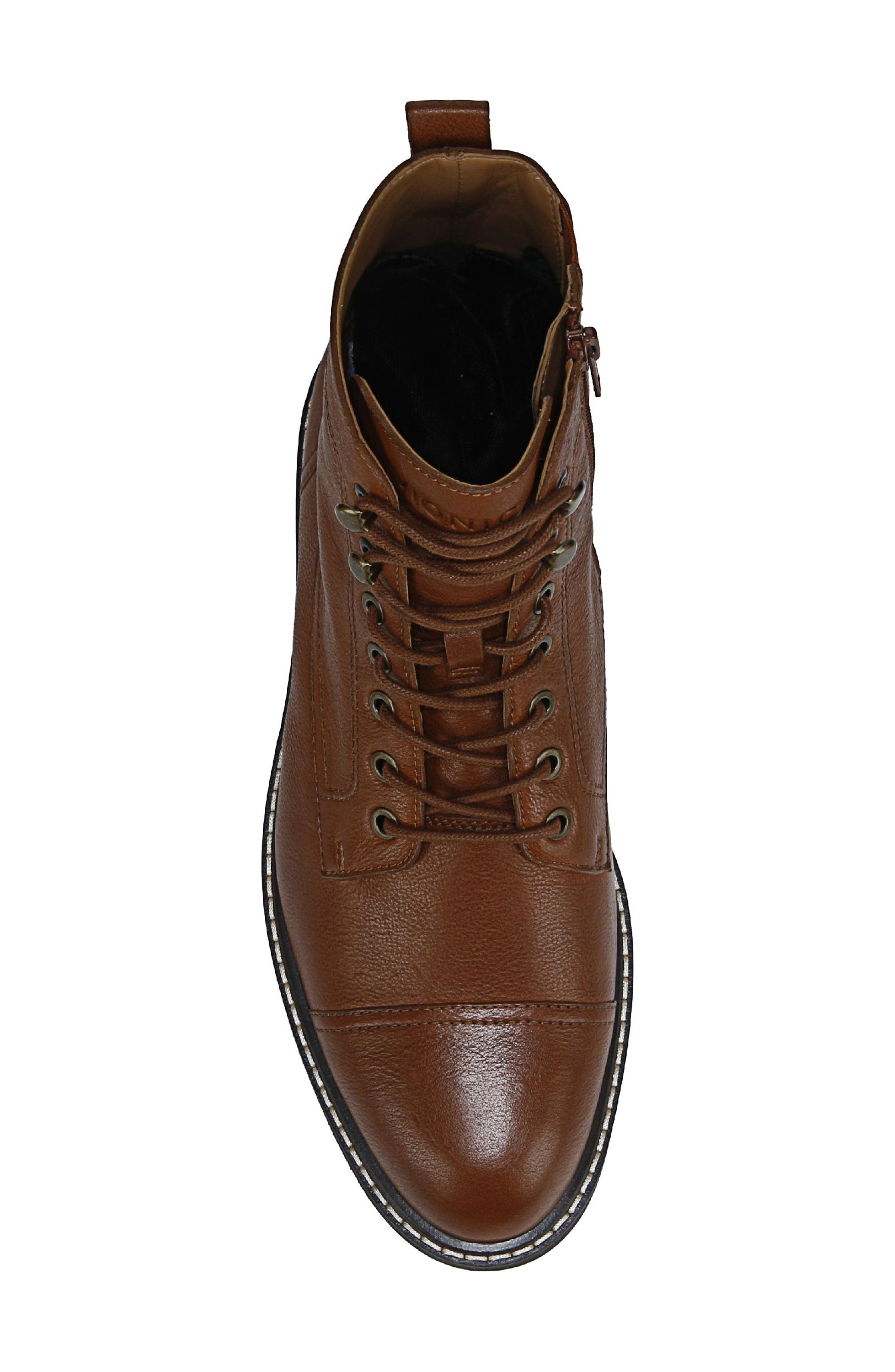 Livermore Water Repellent Lace-Up Bootie, Alternate, color, TAN LEATHER