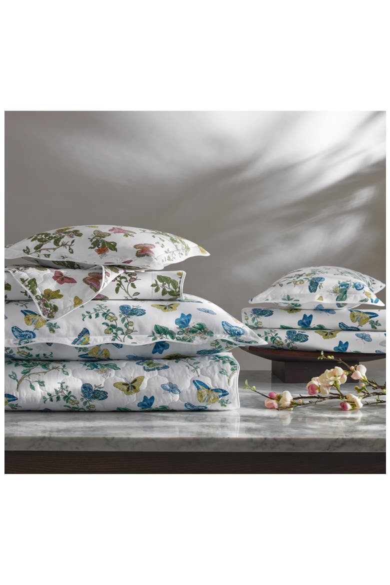 Baudin Butterfly Sham, Alternate, color, PRUSSIAN BLUE