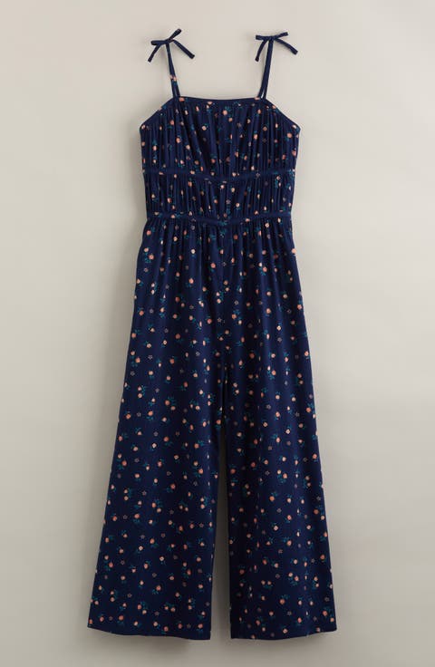 Kids' Bow Strap Jumpsuit (Big Kid)