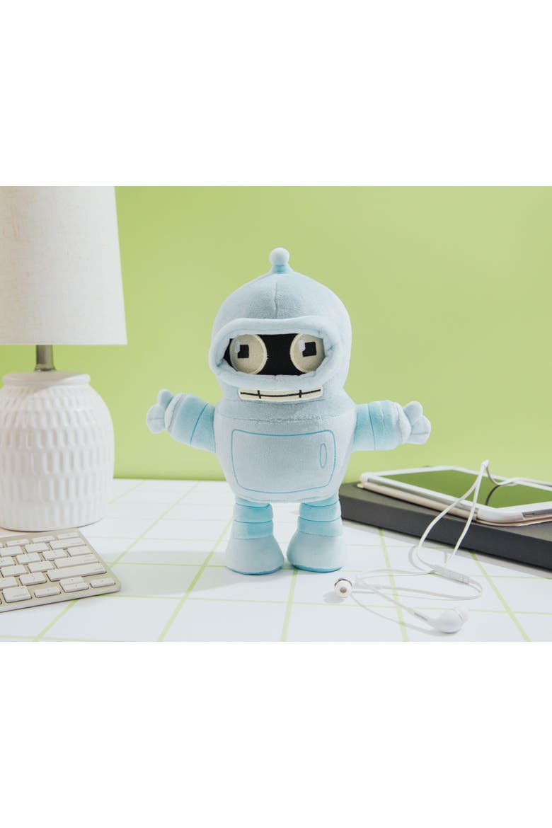 Futurama Bender 8-Inch Chibi Collector Plush Toy, Alternate, color, Blue