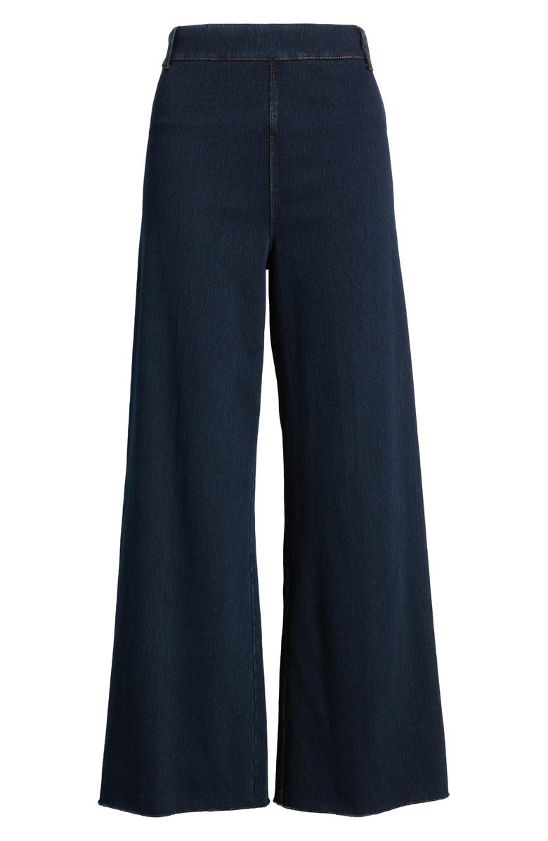 Lysse 'Lyssentials Erin High Waist Raw Hem Wide Leg Jeans, Alternate, color, Indigo