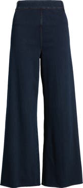 Lysse 'Lyssentials Erin High Waist Raw Hem Wide Leg Jeans