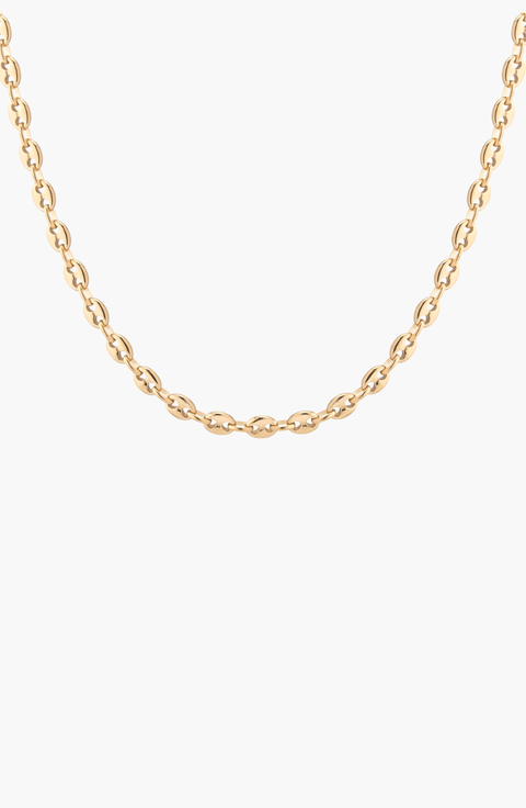 Puffed Mariner Chain Necklace