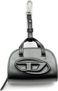 DIESEL® Mini 1DR Dome Leather Bag Charm