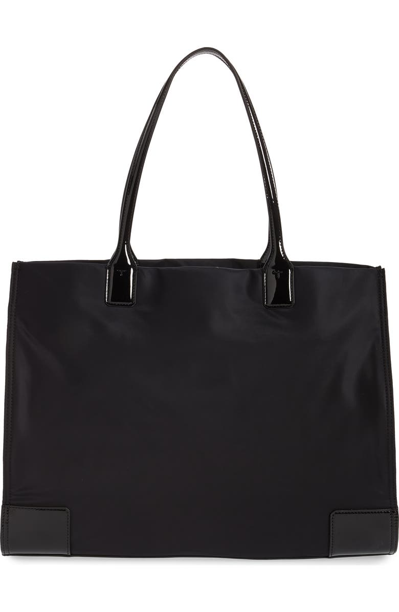 Tory Burch Ella Patent Nylon Tote, Alternate, color,