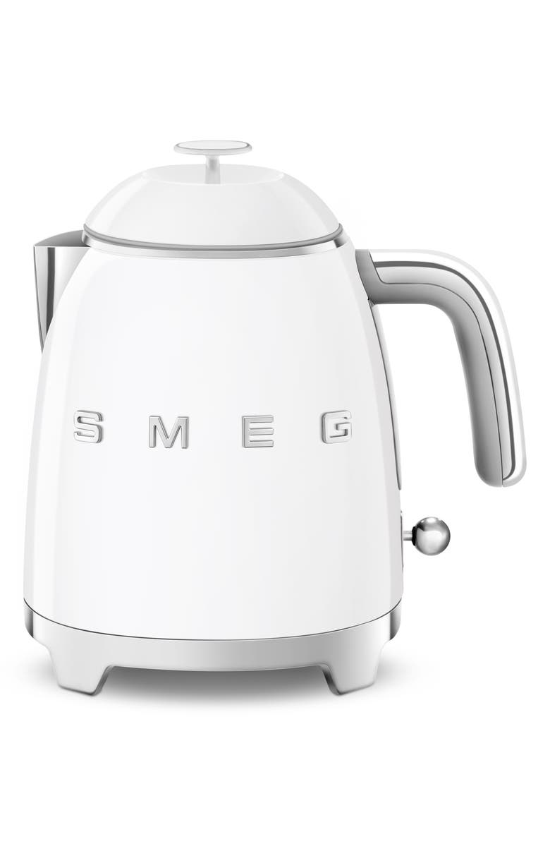 smeg 50's Retro Style Mini Electric Kettle, Main, color, White